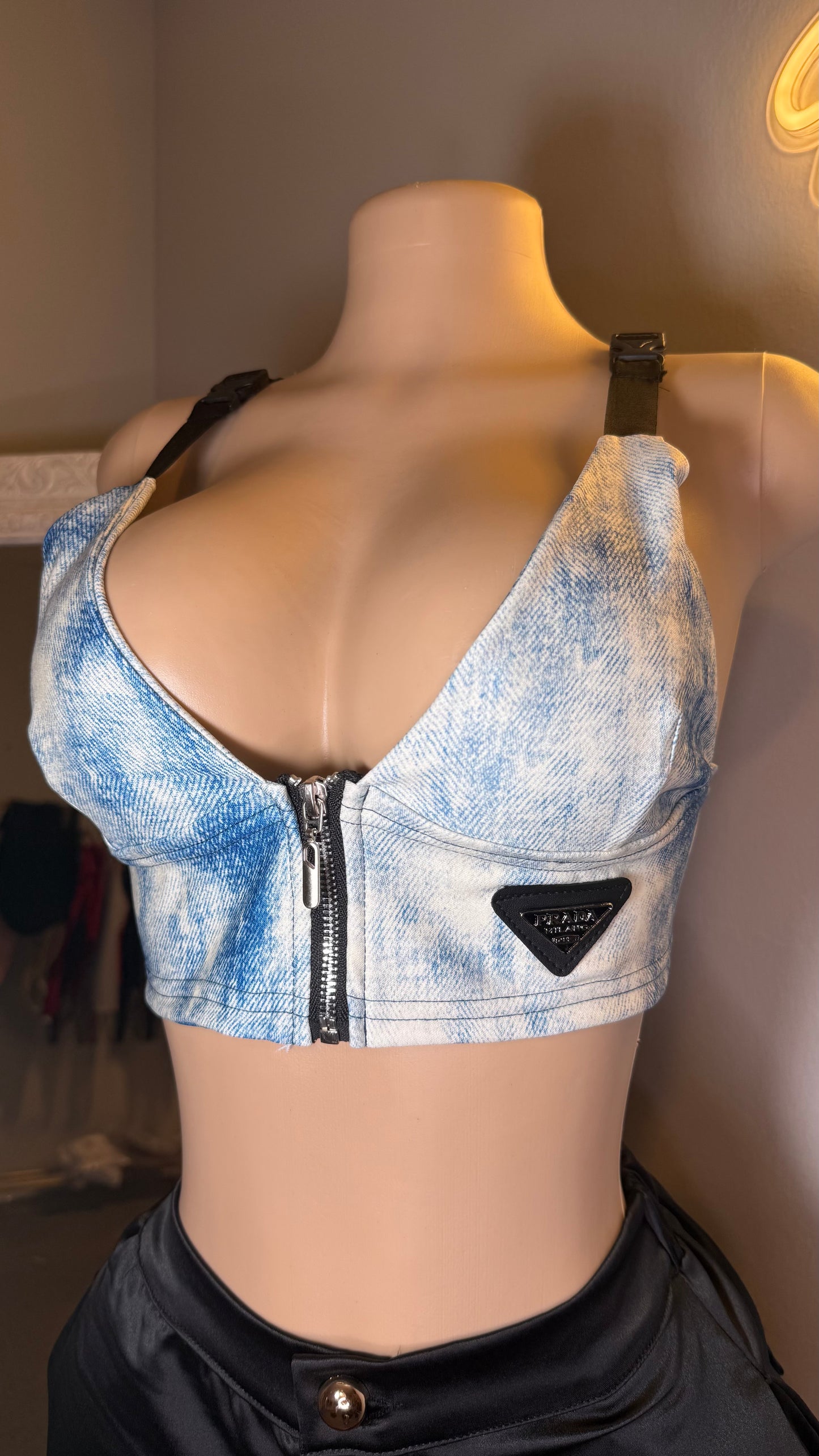 CROP TOP PRADA