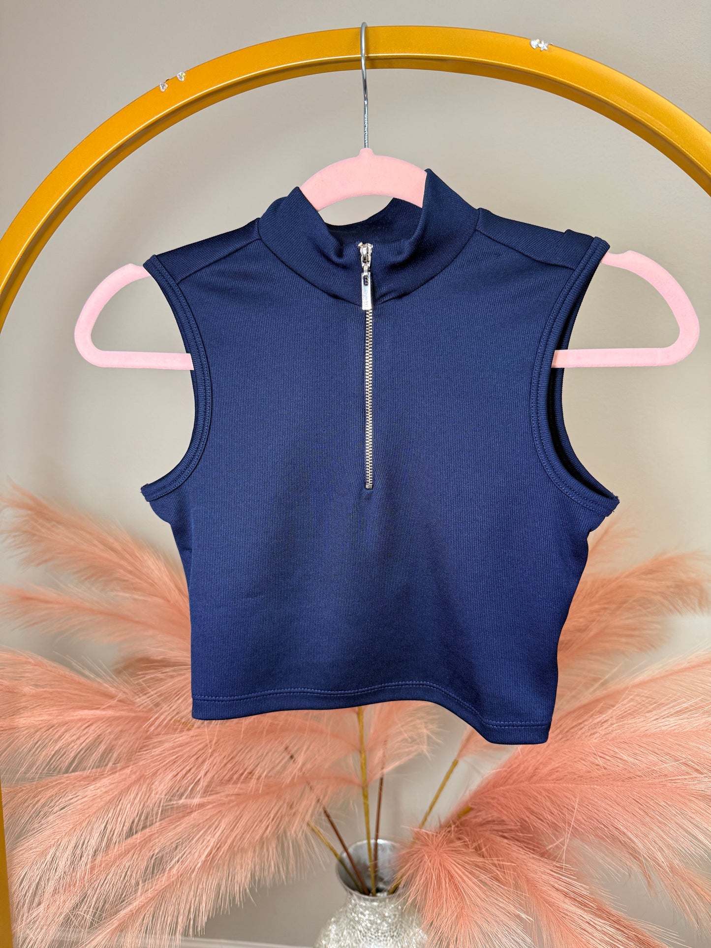 CROP TOP ELA CREMALLERA