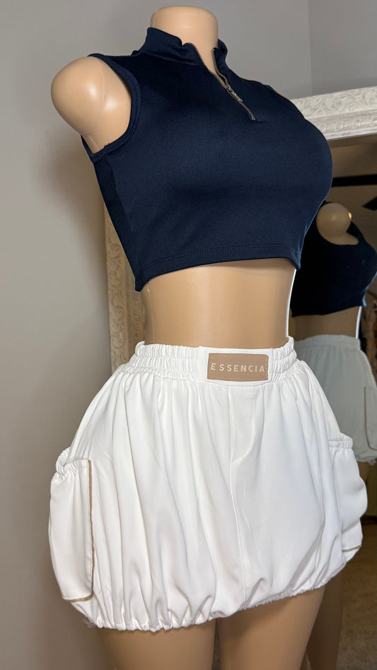 CROP TOP ELA CREMALLERA